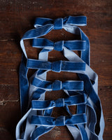 Velvet Clip-On Bows (Set of 6) - Lone Fox