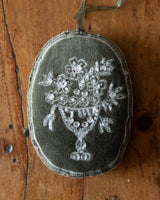 Velvet Floral Cameo Ornaments - Lone Fox