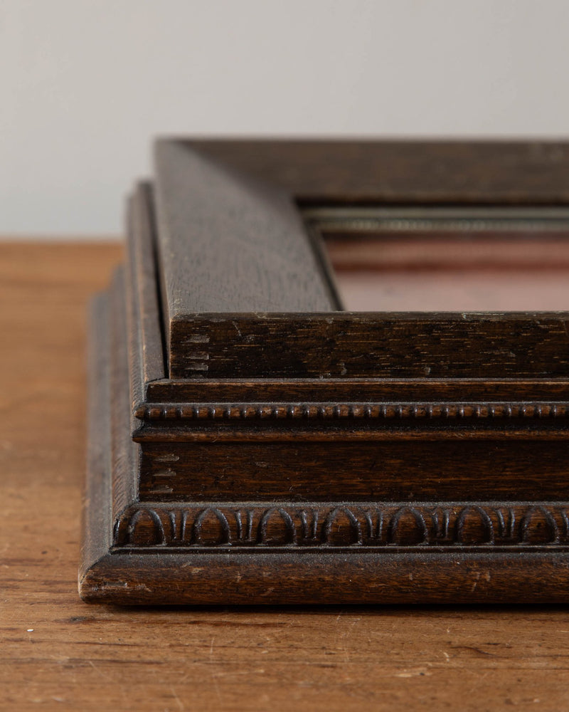 Velvet Lined Victorian Box w/ 1958 Penny - Lone Fox