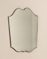 Venetian Style Crest Mirror with Etched Details, Italy, 1950s - Lone Fox