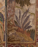 Verdure - Style Needlepoint Tapestry Folding Screen, Europe, 1930's - Lone Fox
