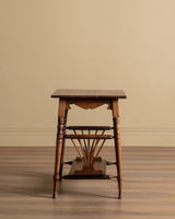 Victorian Oak Parlor Table, Late 19th Century - Lone Fox