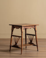 Victorian Oak Parlor Table, Late 19th Century - Lone Fox