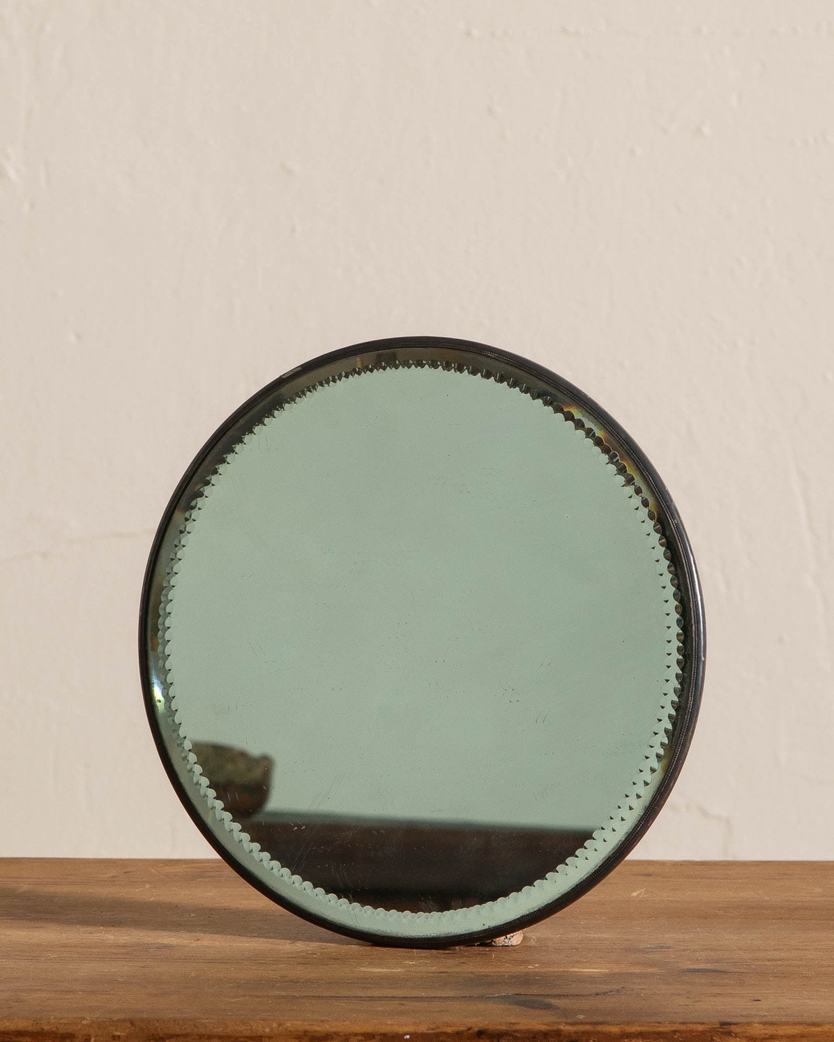 Victorian Round Cut Mirror - Lone Fox