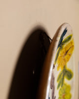 Vietri Hand-Painted Floral Ceramic Plate, Italy, Mid-20th Century - Lone Fox