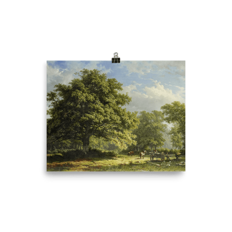 "View in the Bentheim Forest" Art Print - Lone Fox