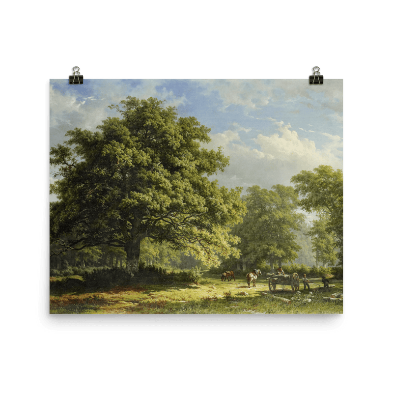 "View in the Bentheim Forest" Art Print - Lone Fox