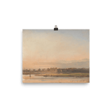 "View of the Elbe" Art Print - Lone Fox