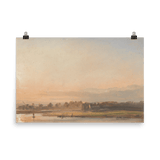 "View of the Elbe" Art Print - Lone Fox