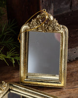 Vintage Baroque Gold Mirror Ornament - Lone Fox