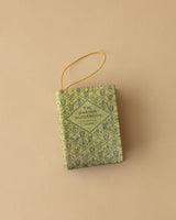 Vintage Fabric Book Ornament - Lone Fox