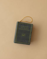Vintage Fabric Book Ornament - Lone Fox