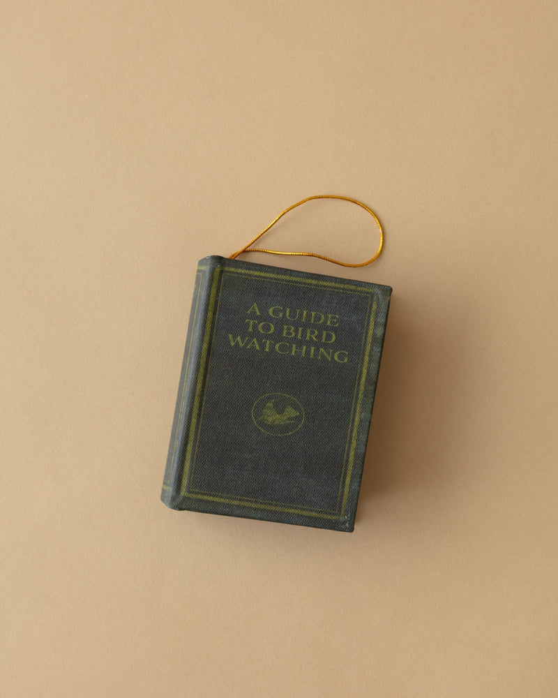 Vintage Fabric Book Ornament - Lone Fox