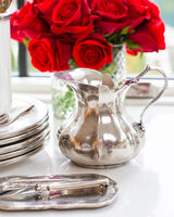 Vintage Pewter Small Scalloped Pitcher - Lone Fox