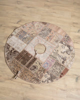 Vintage Turkish Kilim Patchwork Tree Skirt 02 - Lone Fox