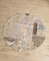 Vintage Turkish Kilim Patchwork Tree Skirt 03 - Lone Fox