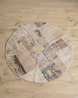 Vintage Turkish Kilim Patchwork Tree Skirt 05 - Lone Fox