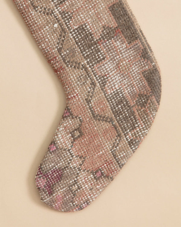 Vintage Turkish Kilim Stocking 15 - Lone Fox