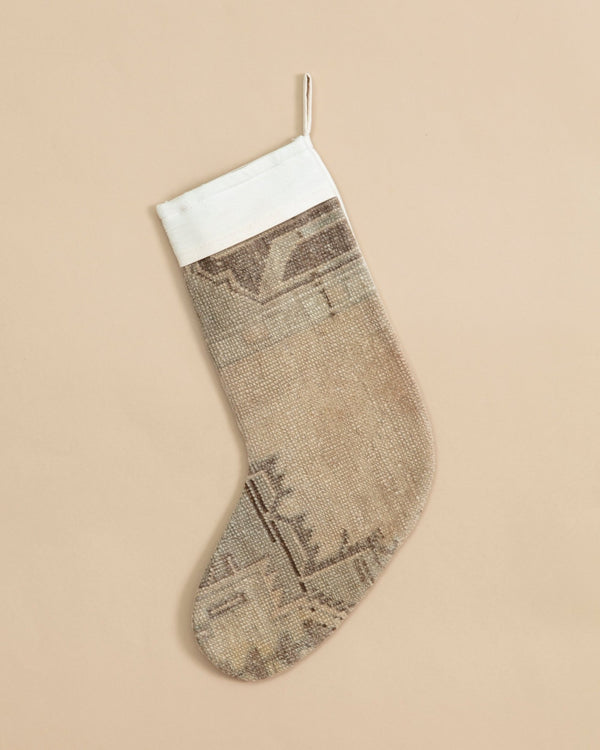 Vintage Turkish Kilim Stocking 20 - Lone Fox