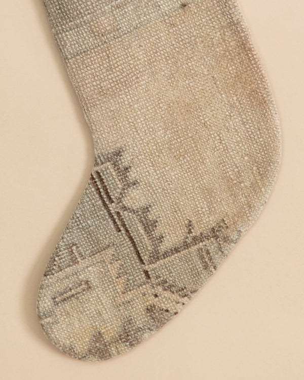 Vintage Turkish Kilim Stocking 20 - Lone Fox