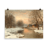 "Vinteraften Motiv ved Munchen " Art Print - Lone Fox