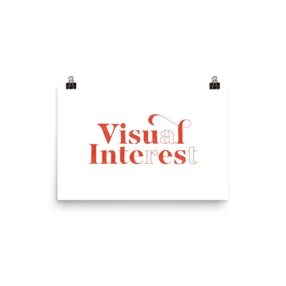 Interested Visual Visual Interest Art Print – Lone Fox