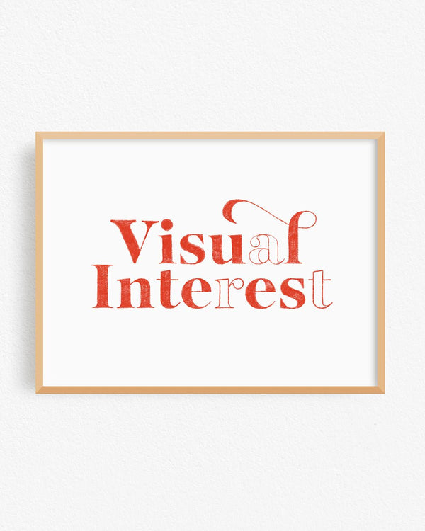 Visual Interest Art Print - Lone Fox