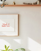 Visual Interest Art Print - Lone Fox