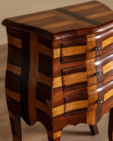 Walnut & Rosewood Parquetry Bombay Chest, Late 19th Century - Lone Fox