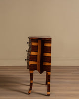 Walnut & Rosewood Parquetry Bombay Chest, Late 19th Century - Lone Fox