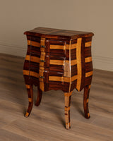 Walnut & Rosewood Parquetry Bombay Chest, Late 19th Century - Lone Fox