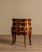 Walnut & Rosewood Parquetry Bombay Chest, Late 19th Century - Lone Fox