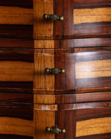 Walnut & Rosewood Parquetry Bombay Chest, Late 19th Century - Lone Fox