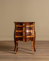 Walnut & Rosewood Parquetry Bombay Chest, Late 19th Century - Lone Fox