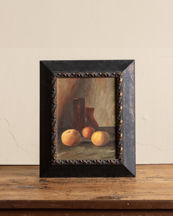 Dark Still Life of Fruit Oil Painting by James Palmer