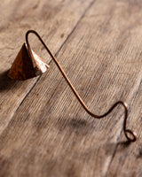 Whimsy Hammered Copper Candle Snuffer, Mexico, 1960's - Lone Fox