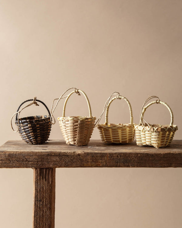 Wicker Basket Ornaments - Lone Fox