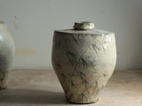Wild Clay Shouldered Vase with Wild Oats Motif - Lone Fox
