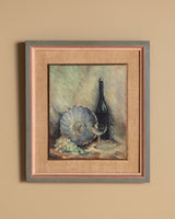 Wine Bottle and Shell Dish Still Life, American, Mid-Century - Lone Fox