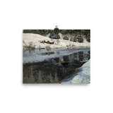 "Winter at the River Simoa" Art Print - Lone Fox