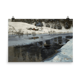 "Winter at the River Simoa" Art Print - Lone Fox