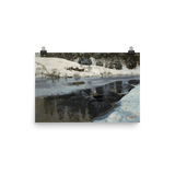 "Winter at the River Simoa" Art Print - Lone Fox