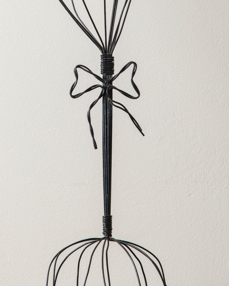 Wire Hat Rack With Bow - Lone Fox