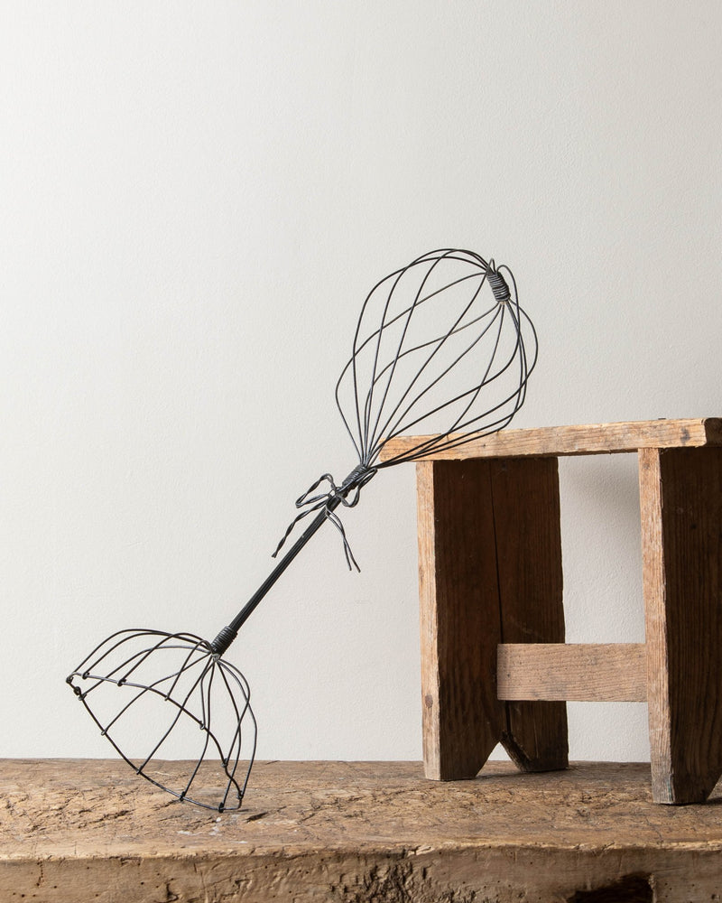 Wire Hat Rack With Bow - Lone Fox