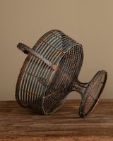 Wire Worked Metal Basket w/ Handles - Lone Fox