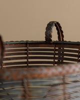 Wire Worked Metal Basket w/ Handles - Lone Fox