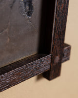 Woman Metal Portrait Plate after A. G. Learned in Cross-Corner Frame - Lone Fox