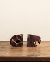 Wood Burl Chunk Bookends (Set of 2) - Lone Fox