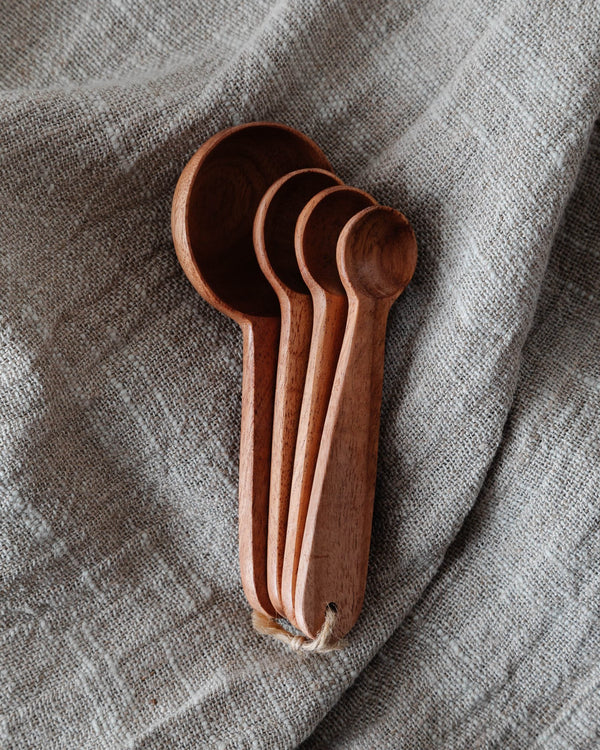 Wood Measuring Spoons - Lone Fox