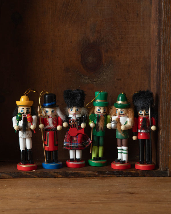 Wood Nutcracker Ornaments (Set of 6) - Lone Fox